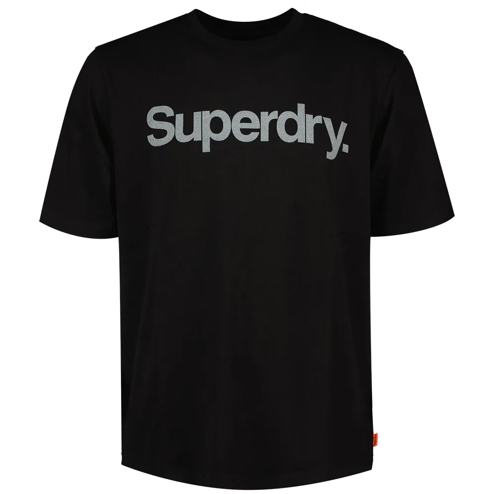 

Футболка с коротким рукавом Superdry Core Logo City, черный