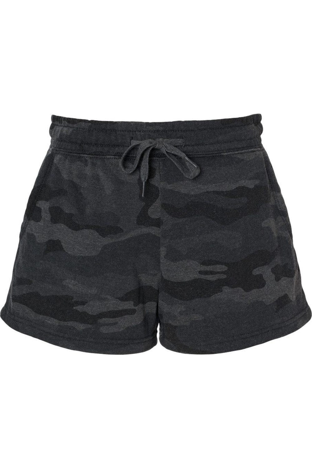 

Independent Trading Co. Женские легкие спортивные шорты California Wave Wash, цвет black camo heather