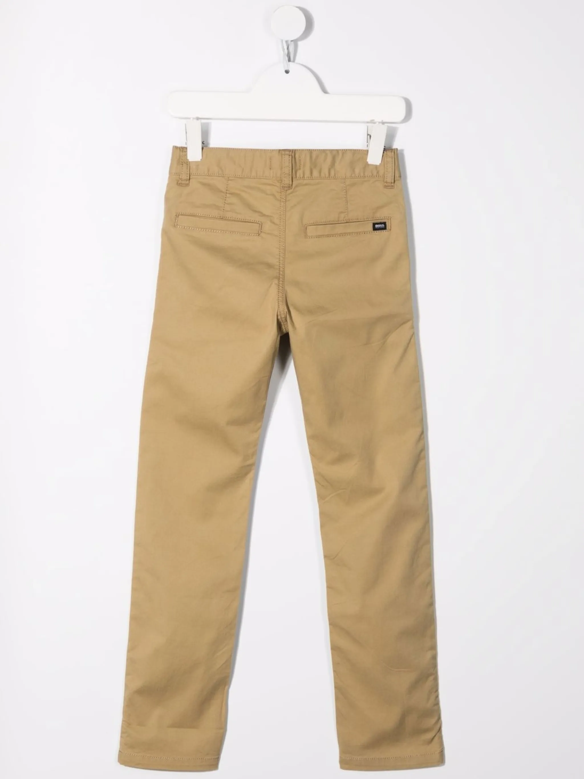 Прямые брюки средней посадки Boss Kidswear, нейтральный — фото 2