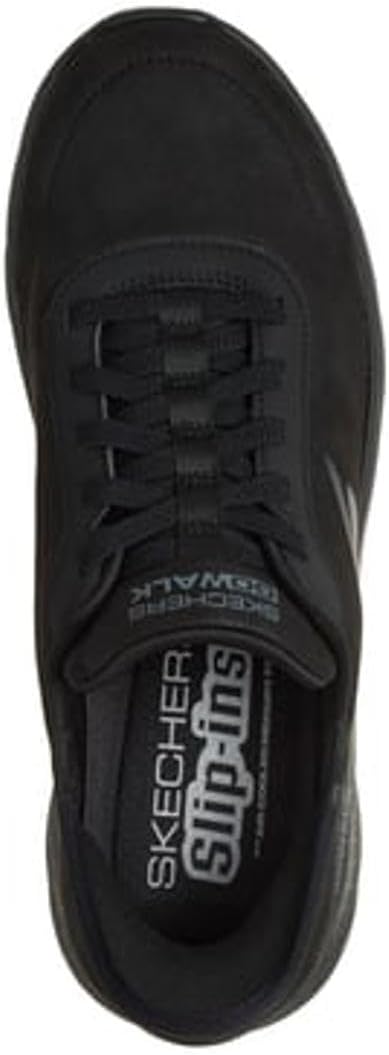 Мужские слипоны Skechers без рук: Go Walk Flex - плавное движение, черный — фото 3