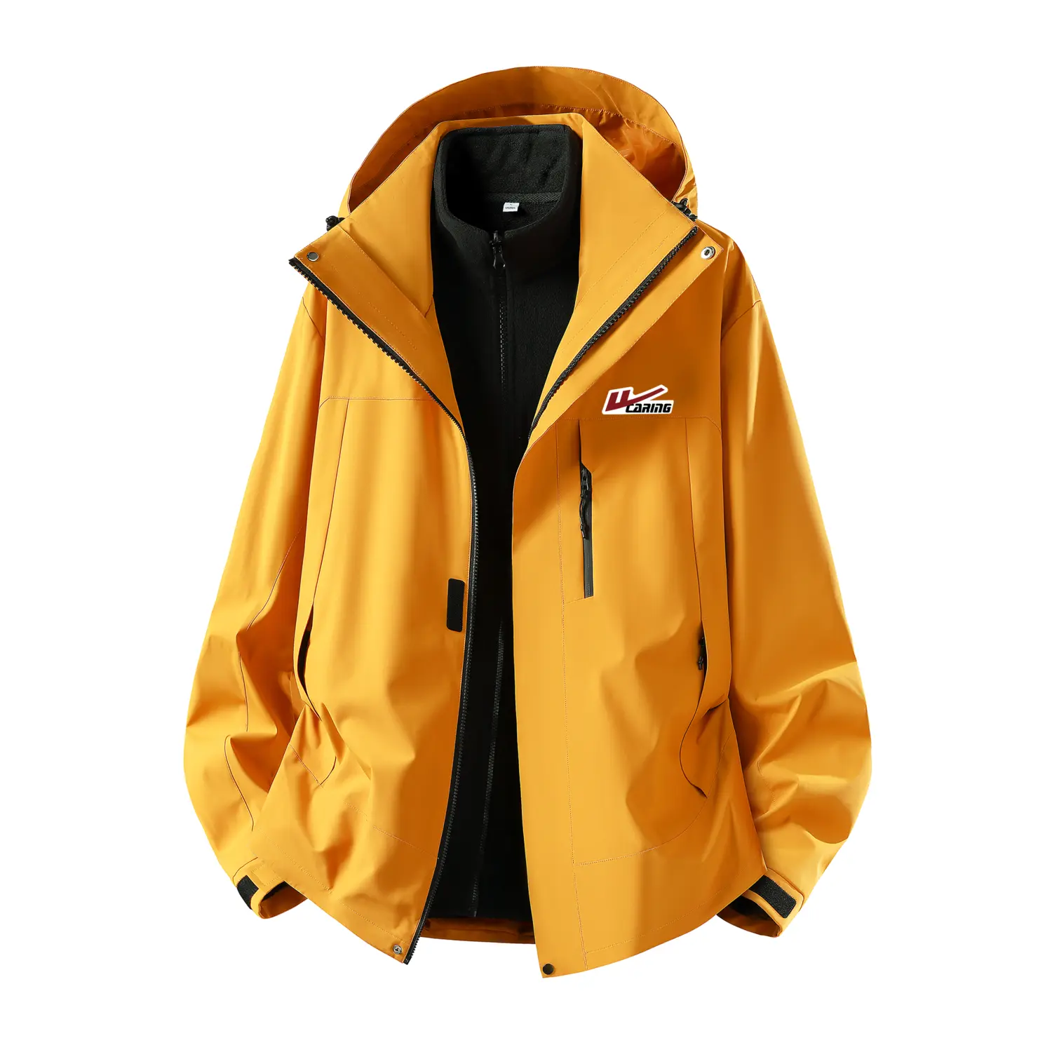 

Ветровка Unisex с капюшоном утепленная WARRIOR, sunflower (3-in-1 two-piece set diy badge)