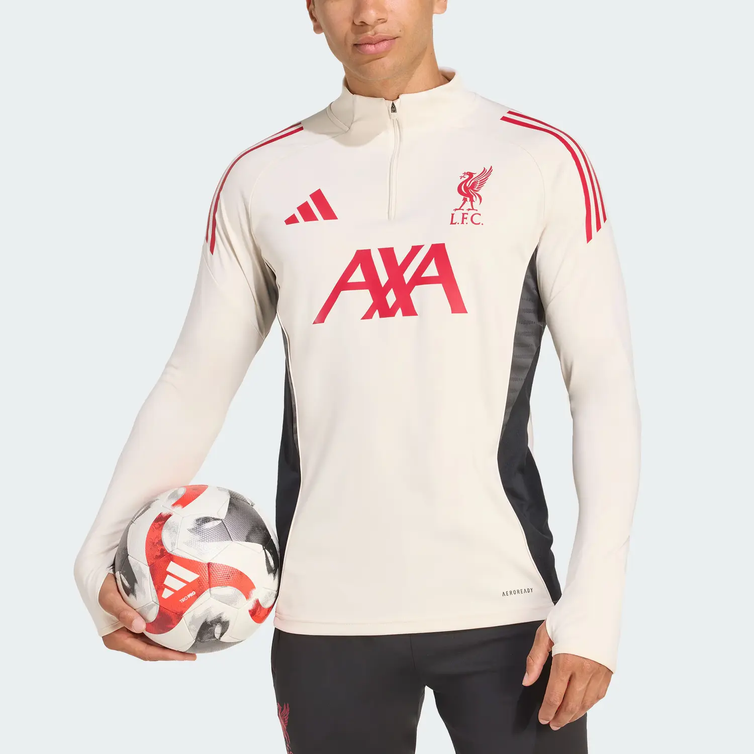 Футболка aeroready liverpool fc tiro 25 competition Adidas, белый — фото 2