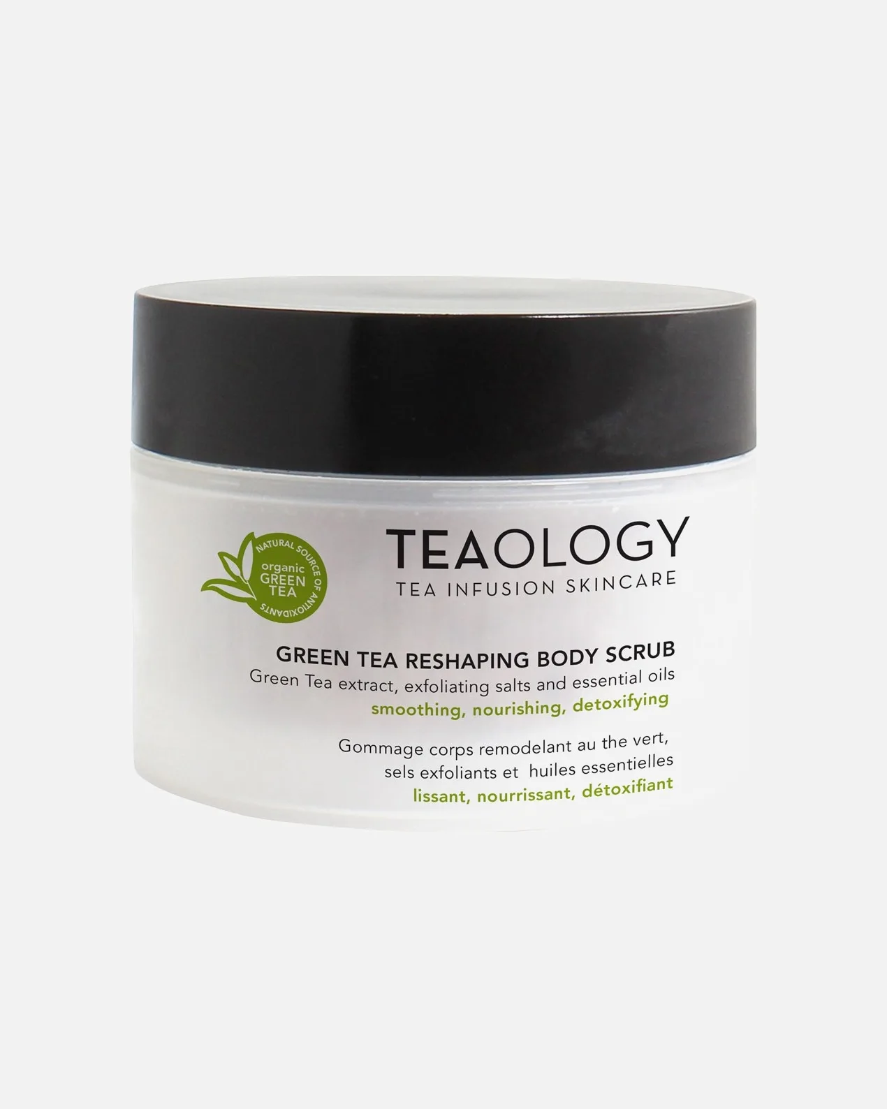 Пилинг для тела с зеленым чаем, восстанавливающий эффект Teaology, 380 гр