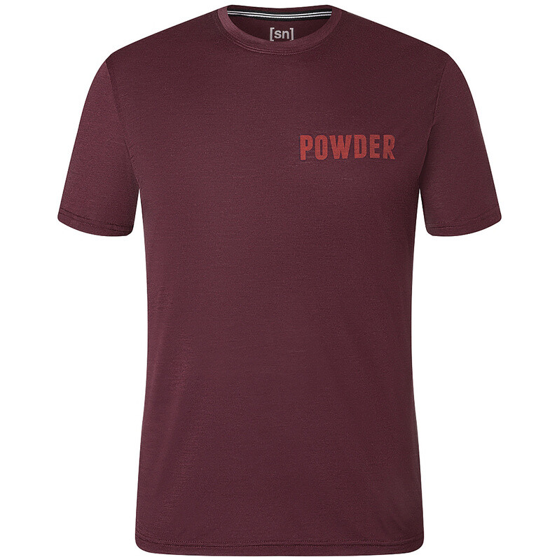 

Мужская футболка Powder Days Super.Natural, красный