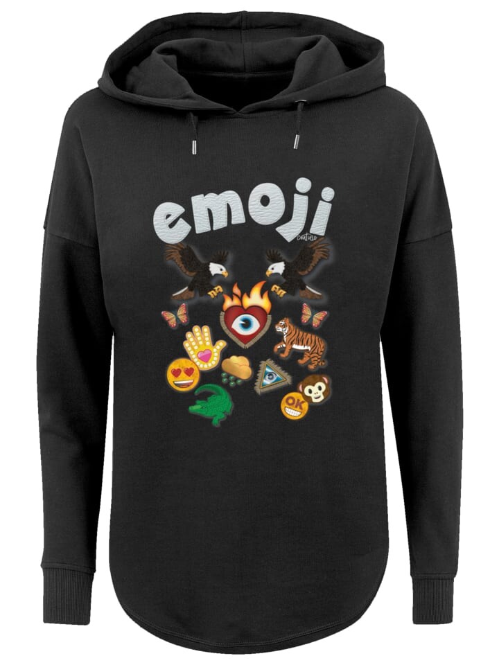 

Пуловер F4NT4STIC Oversized emoji couture logo with icons, черный