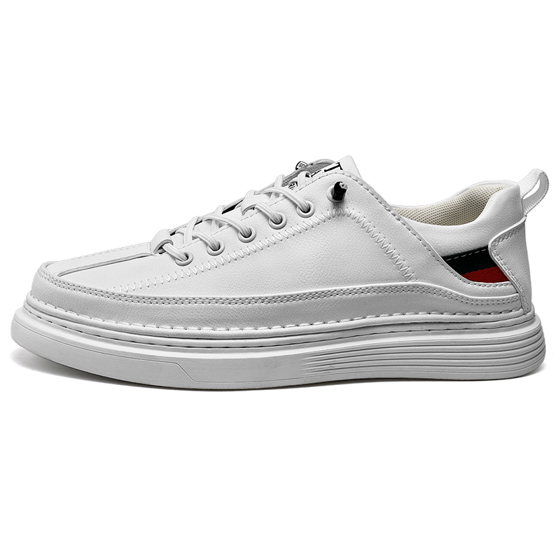

LEXON Мужские низкие скейтерские кеды белые, цвет White