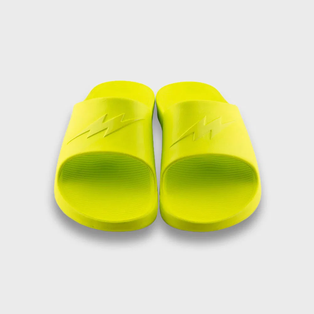 Мужские лаймовые восстанавливающие слайды Mo Slide от Mo Sports — фото 4