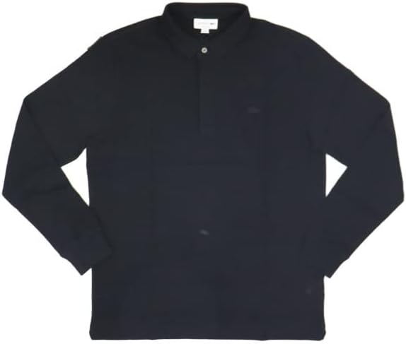 

Мужская рубашка-поло Lacoste PH2481M, с рукавами крылышко спереди, с длинным рукавом, черный