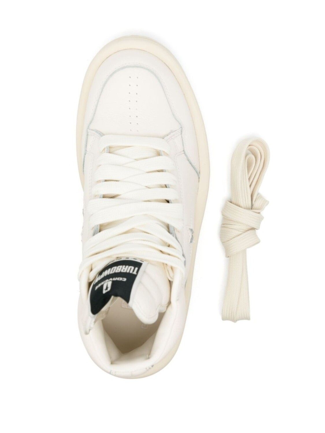 Rick Owens DRKSHDW кроссовки Turbowpn из коллаборации с Converse, белый — фото 4