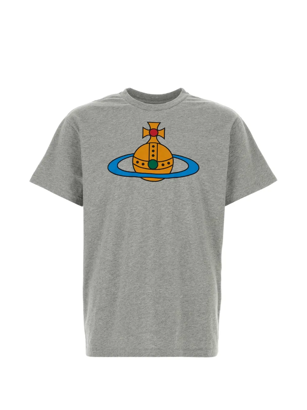 

Футболка с принтом «Орб» Vivienne Westwood, серый