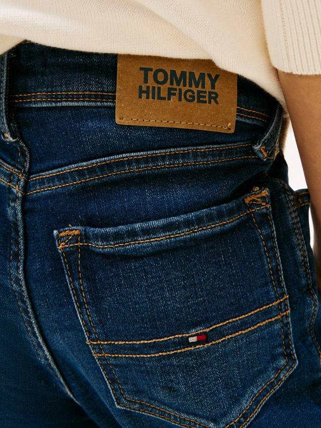 Детские джинсы Scanton Slim Fit Tommy Hilfiger, Dark Blue — фото 4