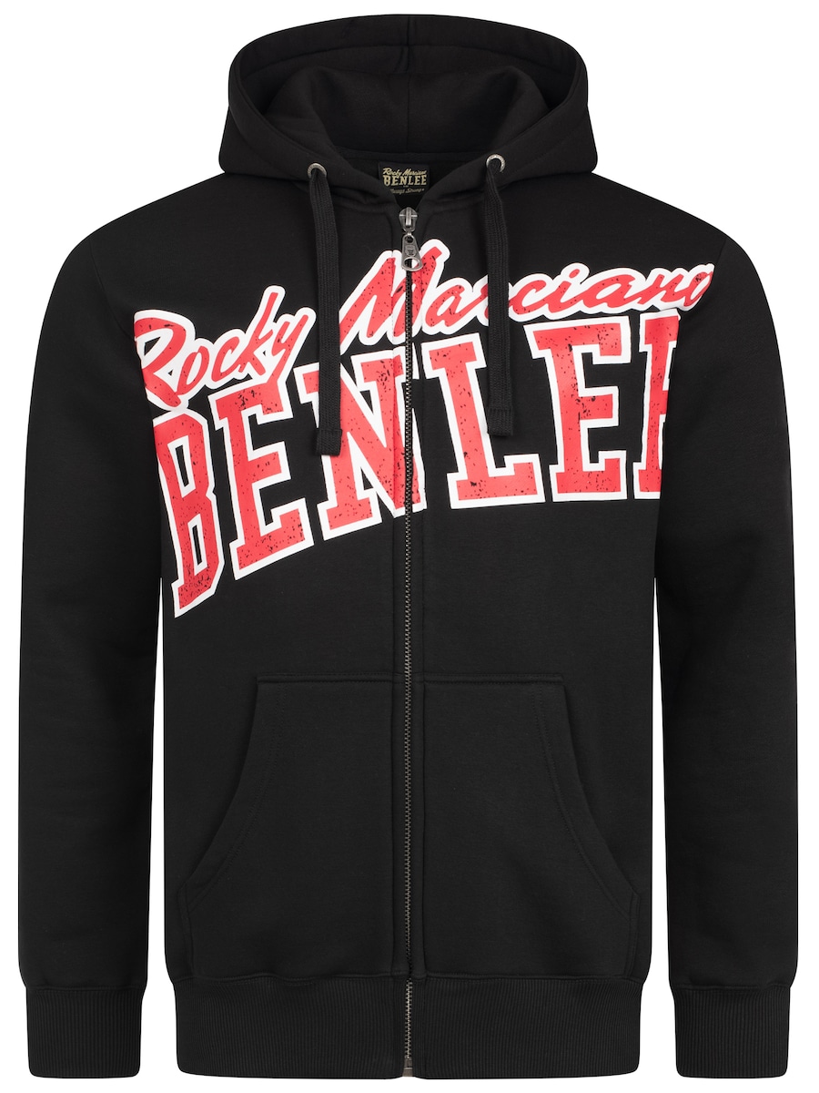 

Спортивная толстовка с капюшоном на молнии Benlee Mills, черный
