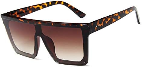 

Женские классические квадратные солнцезащитные очки с плоской верхней частью, фиолетовое зеркальное покрытие, защита от ультрафиолета UV400 (2027 год) MTZJH, Amber Tea