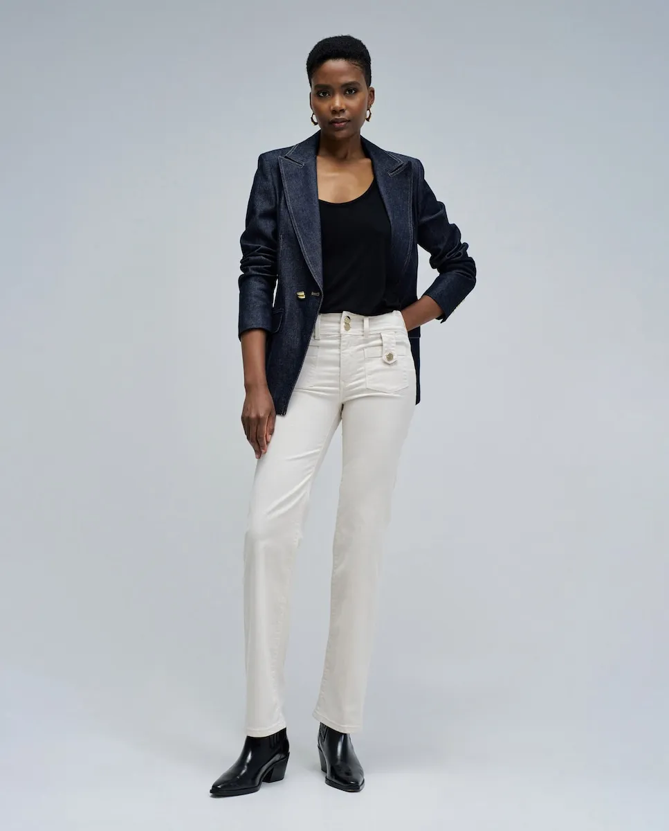 

Женские джинсы Джинсы push in с расклешенными штанинами Salsa Jeans, бежевый