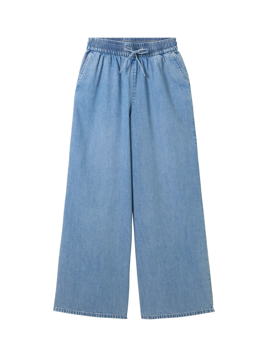 

Джинсы с широкими штанинами TOM TAILOR DENIM, синий деним