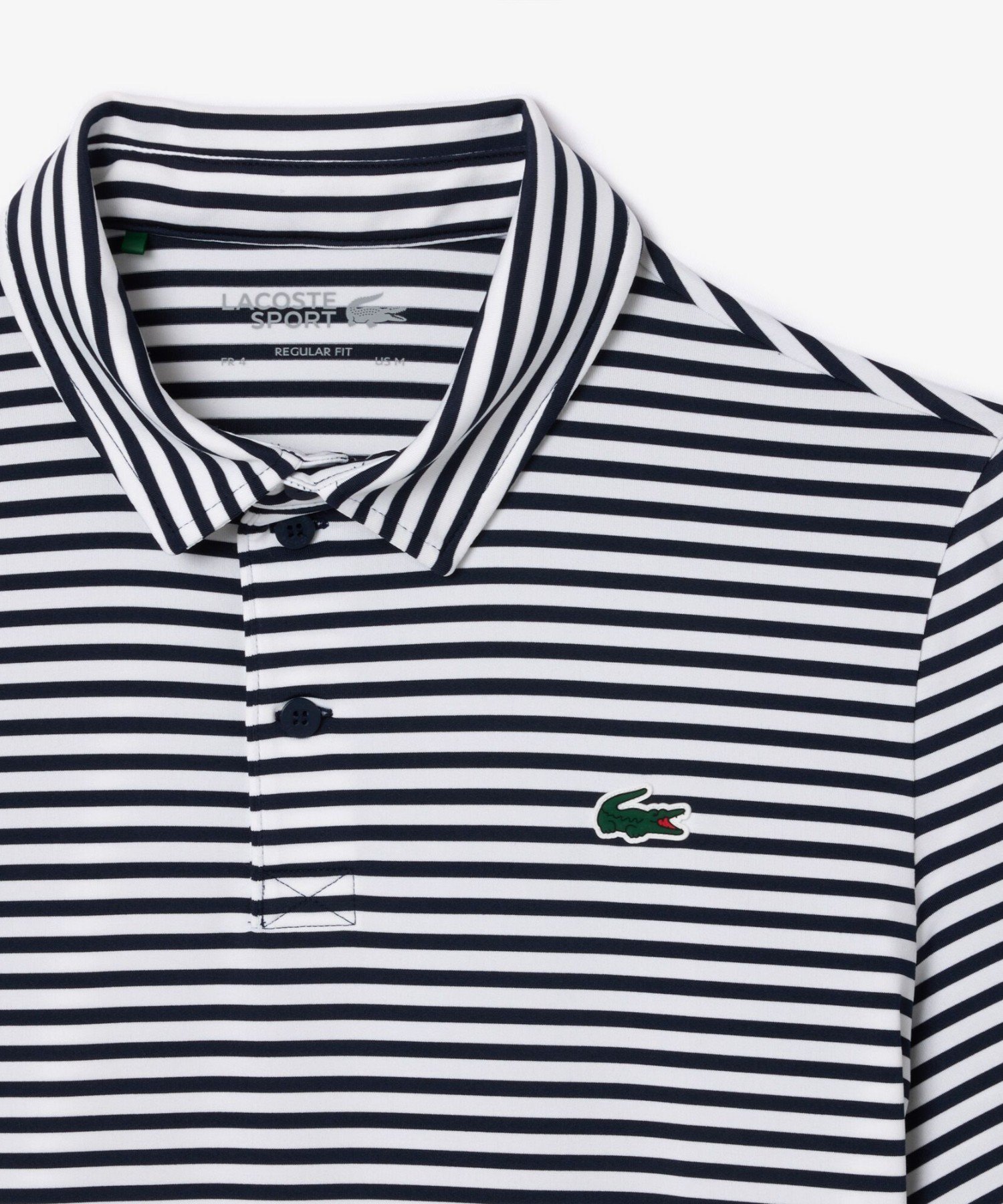 Футболка-поло LACOSTE Navy с УФ-защитой UPF50+ — фото 3