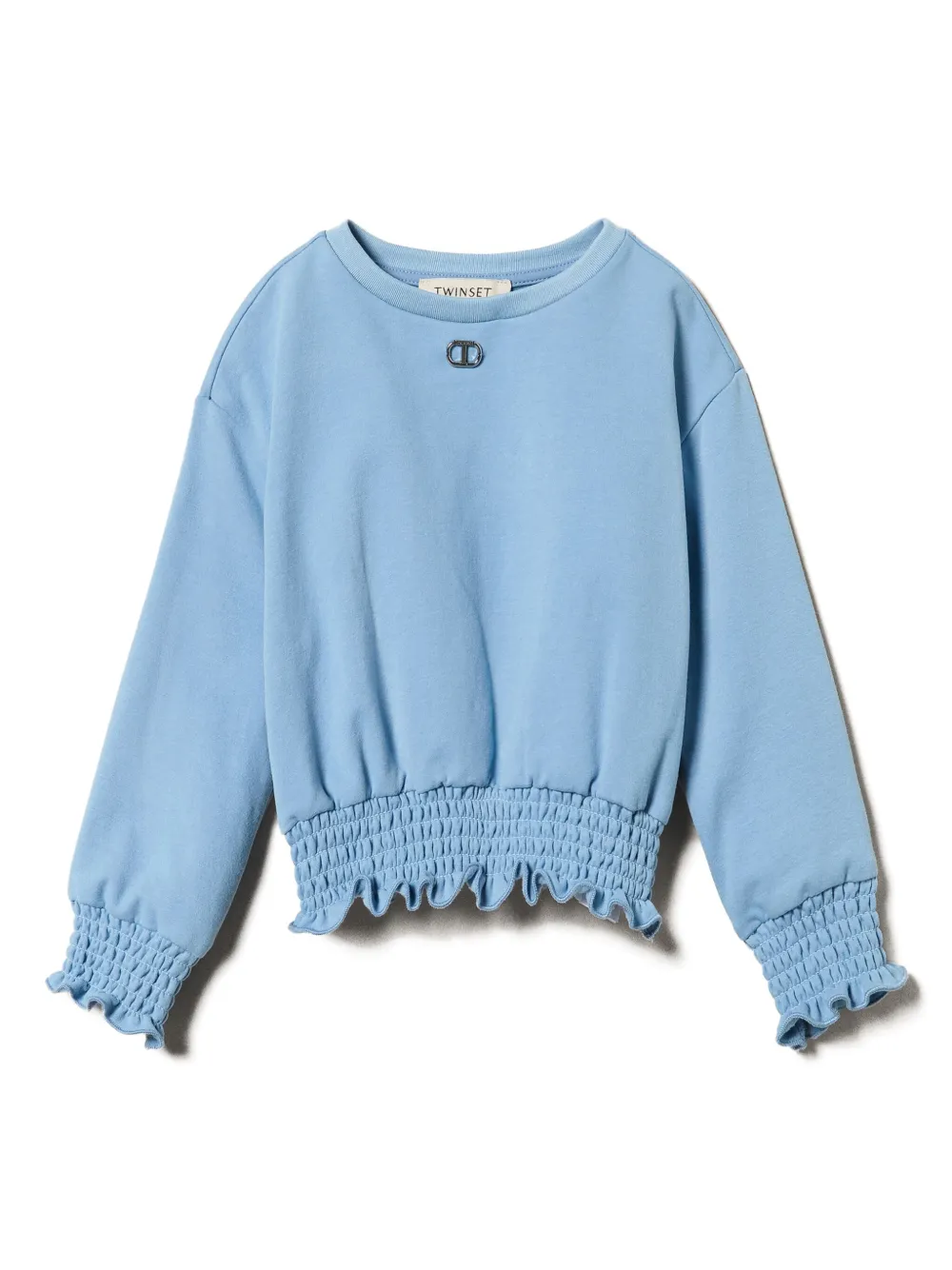 

Толстовка с круглым вырезом TWINSET Kids, синий