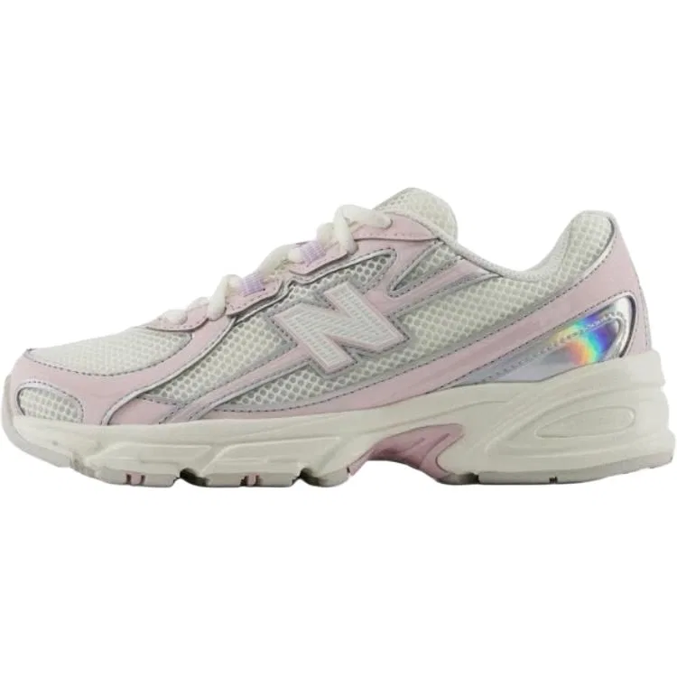 Детские кроссовки для бега New Balance 740 White Pink Silver