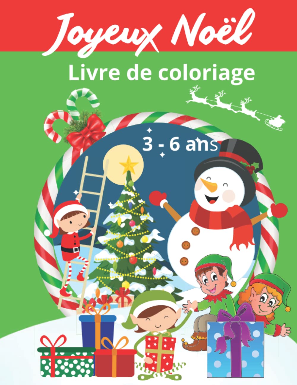 

Joyeux Noêl: Livre de coloriage enfants (French Edition)