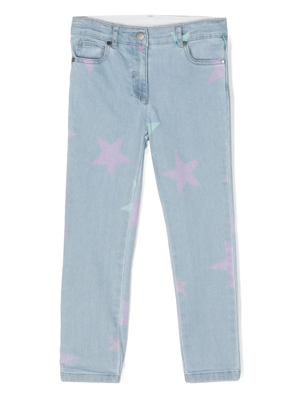 

Джинсы скинни с принтом Stella McCartney Kids, синий