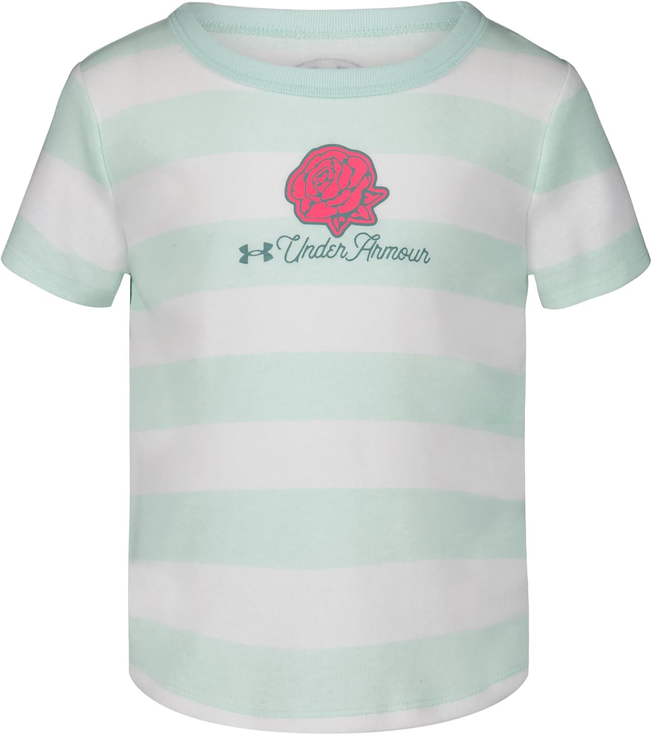 

Under Armour футболка для девочек, короткий рукав, круглый вырез, легкая и дышащая, Rugby Stripe Seaglass Blue, Синий, Under Armour футболка для девочек, короткий рукав, круглый вырез, легкая и дышащая, Rugby Stripe Seaglass Blue