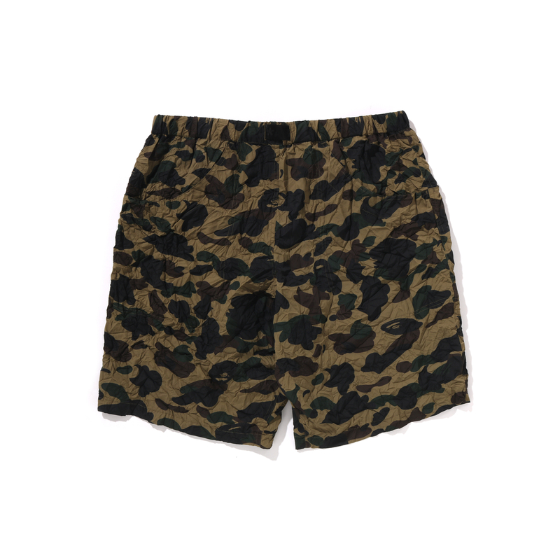Bape Crinkle Effect 1st Camo Regular Fit шорты для скалолазания A BATHING APE, коричневый/хаки — фото 3