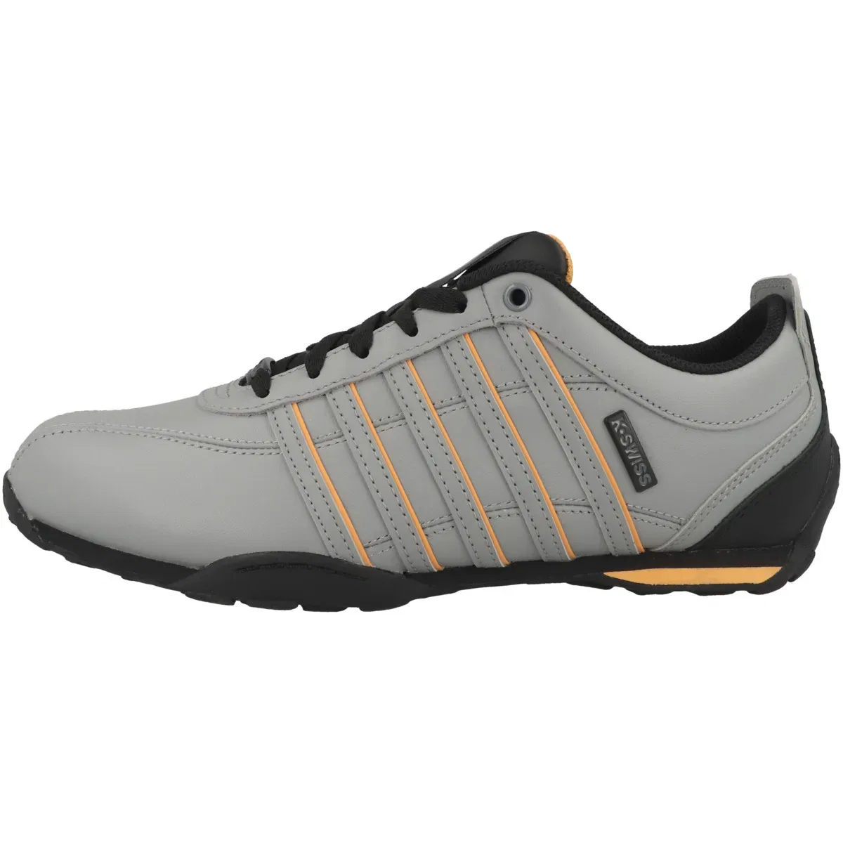 Кроссовки низкие из гладкой кожи, K-SWISS, светло-серый