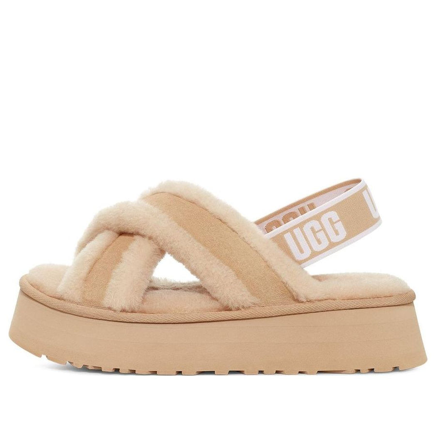 Сандалии (WMNS) UGG Disco Cross slides 'Driftwood', бежевый