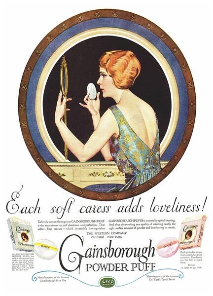 

Картина на холсте LegendArte Gainsbourough Face Powder, многоцветный