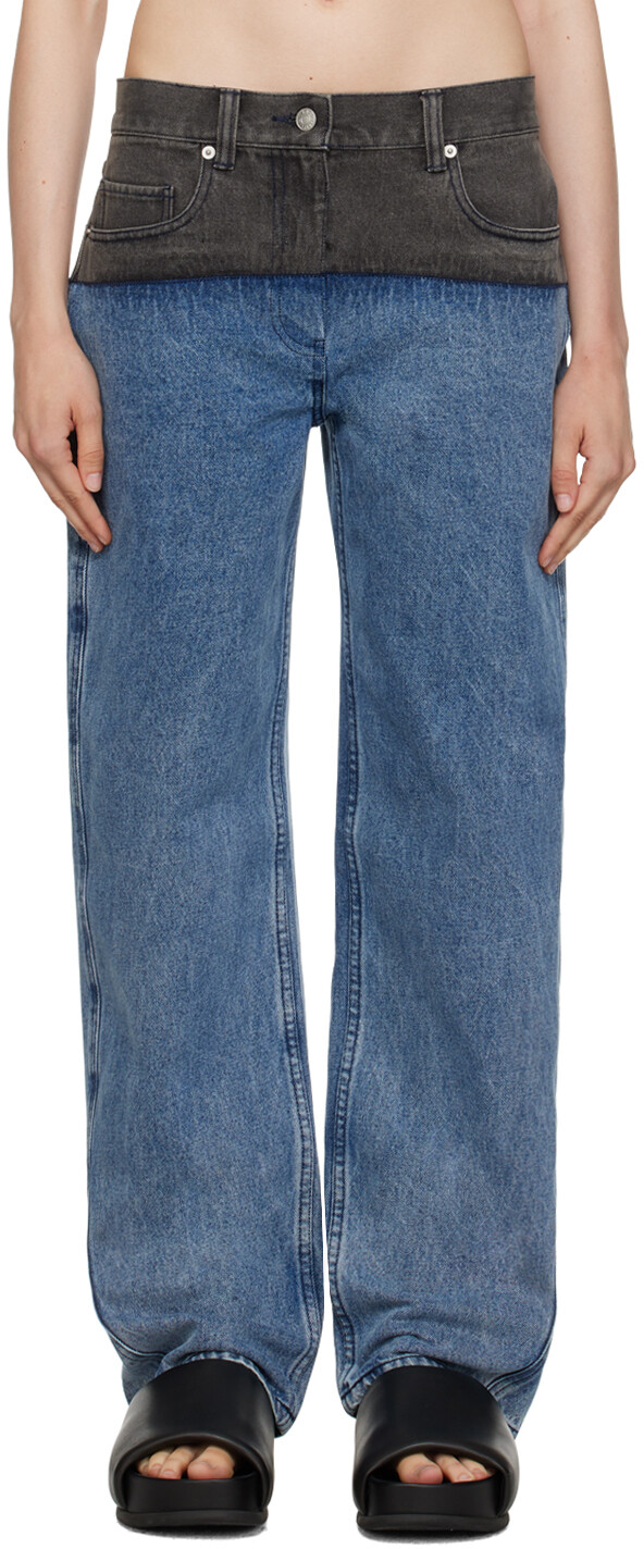 

Сине-серые джинсы с напуском 3.1 Phillip Lim