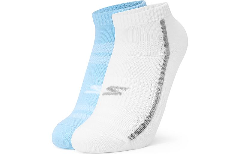 

Детские носки 2 пары Skechers (Ярко-белый+Прохладный синий)