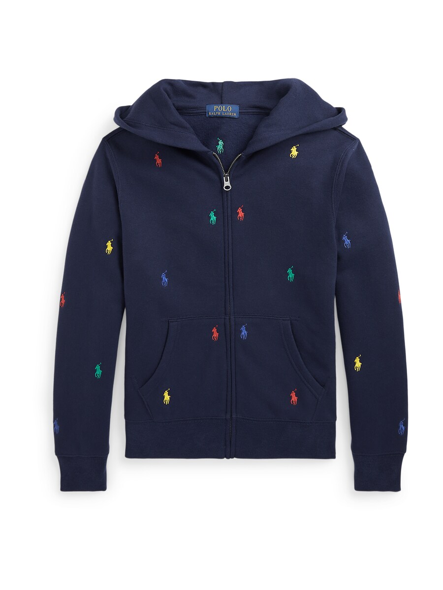 

Худи Polo Ralph Lauren Zip-Up Hoodie, темно-синий