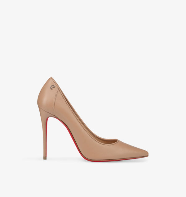 Спортивные туфли-лодочки Kate 100 из кожи наппа Christian Louboutin, красный