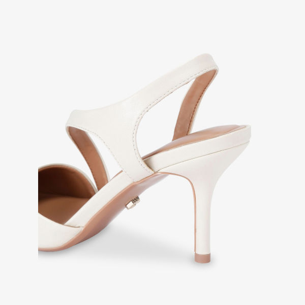 Туфли Carvela лакированные на каблуке, белый — фото 4