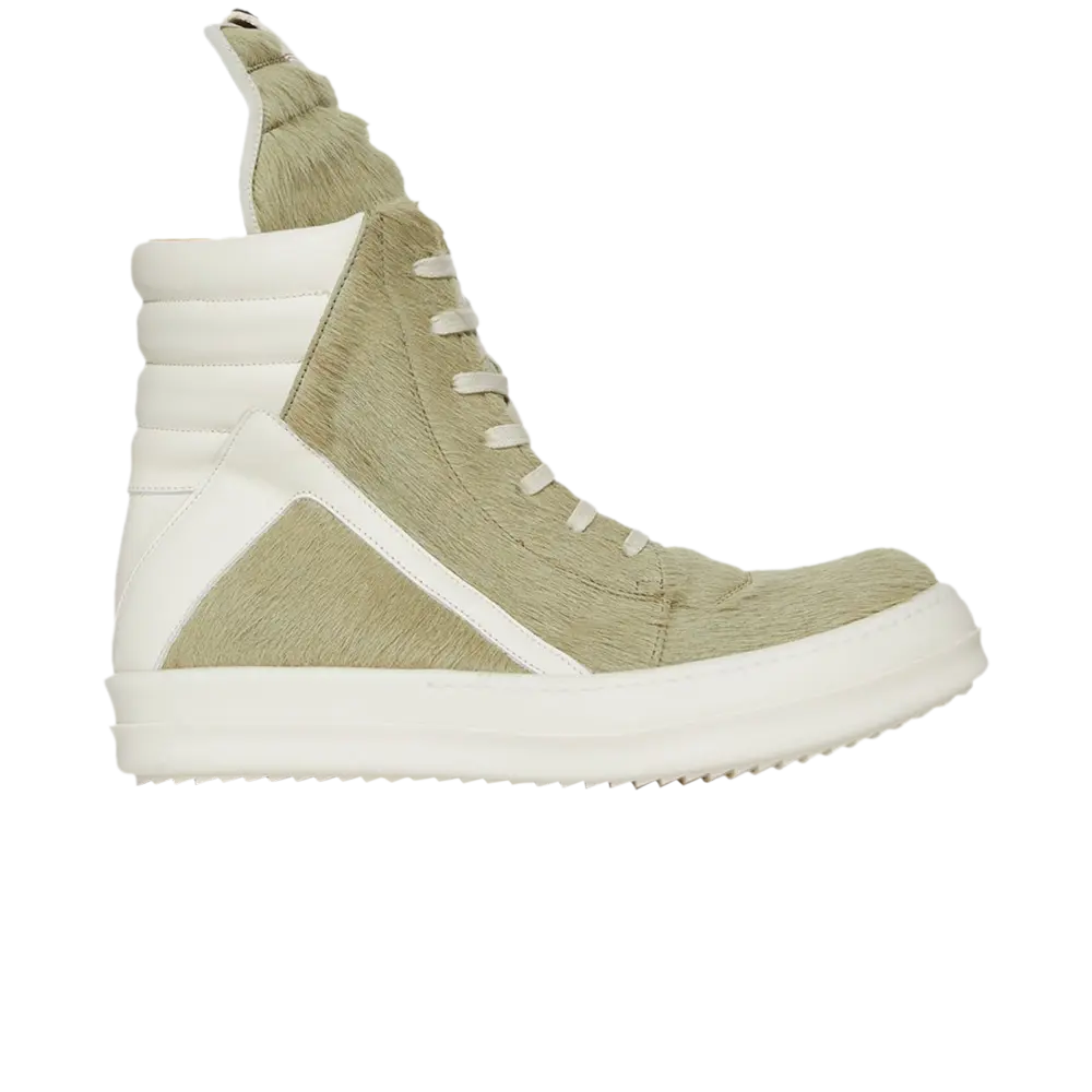 Ботинки Rick Owens Luxor Runway Geobasket, зеленый