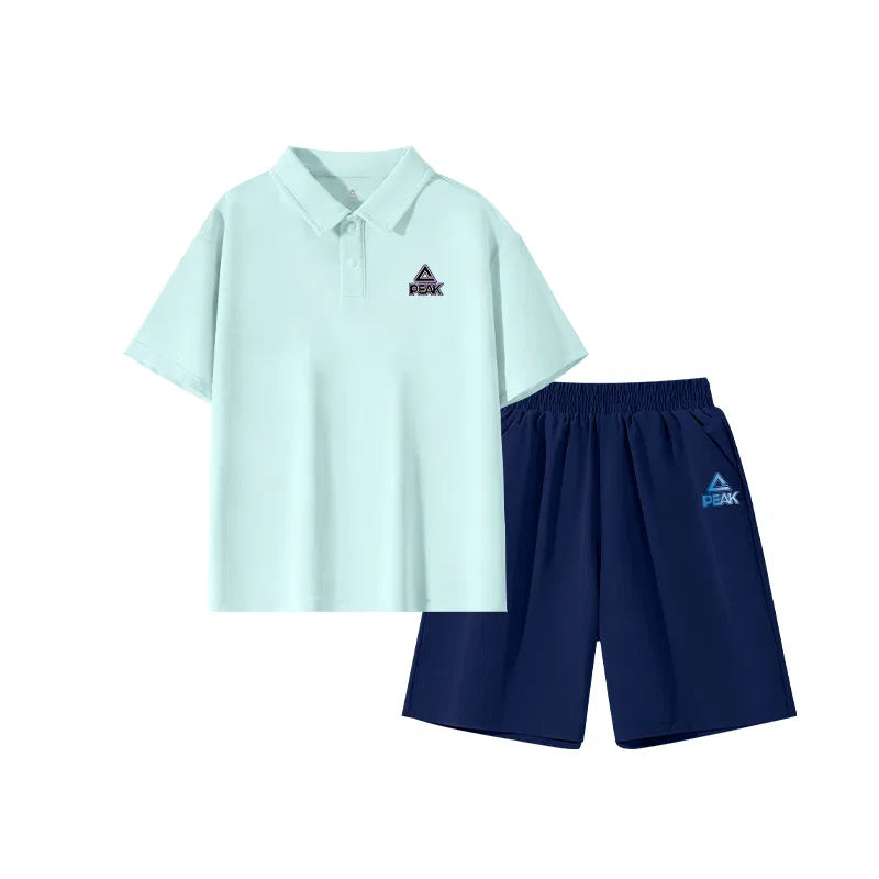 Спортивный костюм из 2 предметов PEAK Aqua Blue/PK Purple Black