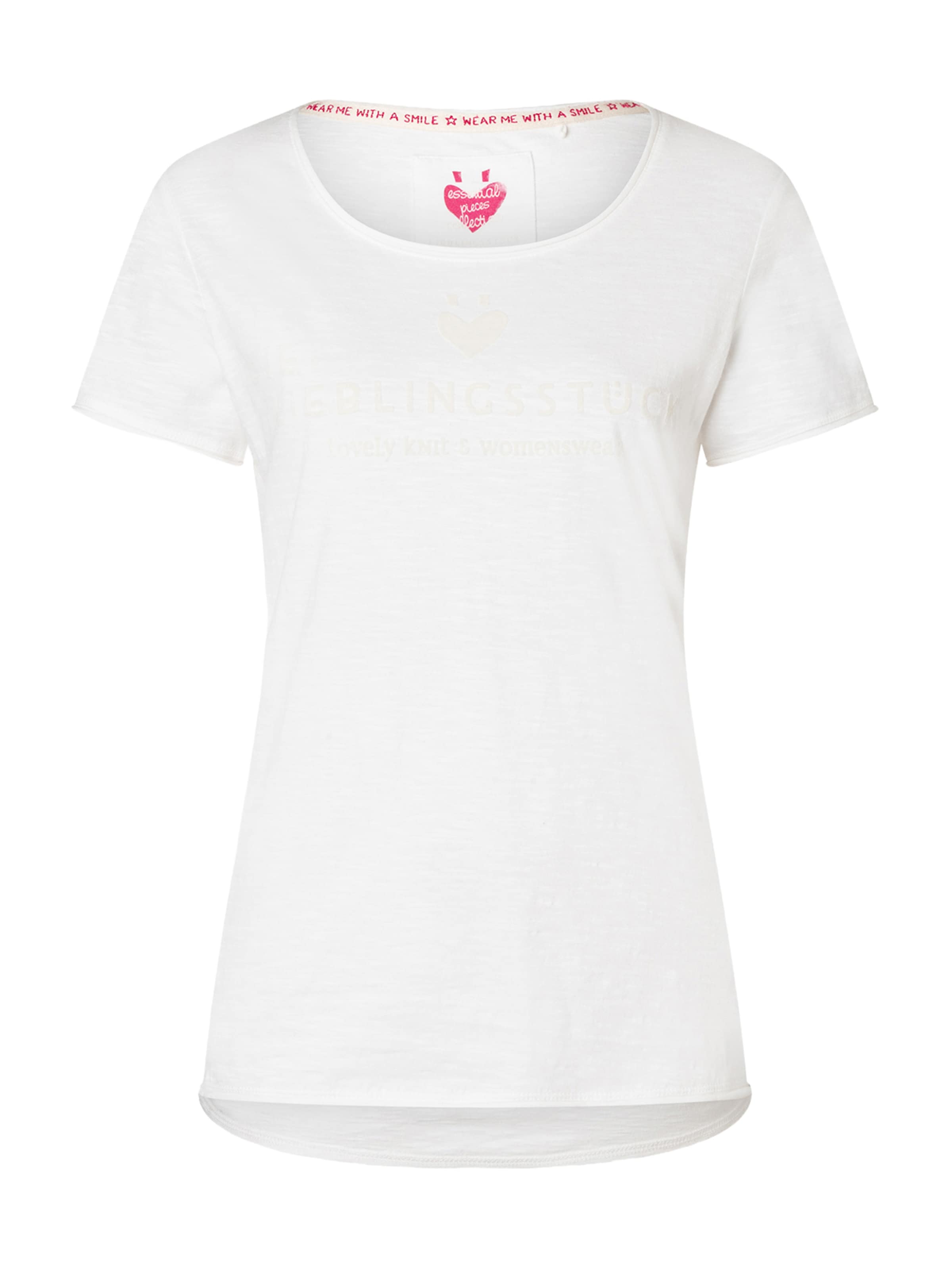 

LIEBLINGSSTÜCK Футболка 'Cia' в цвете Off White, Mottled White