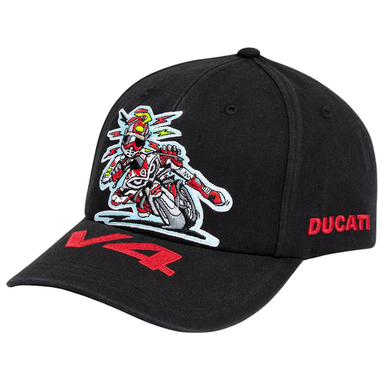 

Supreme SS24 WEEK 16 ®/DUCATI® Хлопковая бейсболка Унисекс Парный стиль Черный, Black