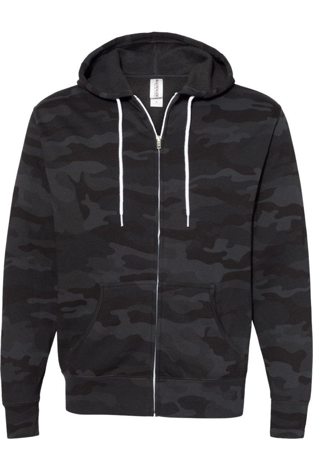 

Independent Trading Co. Легкая толстовка с капюшоном и застежкой-молнией, цвет black camo