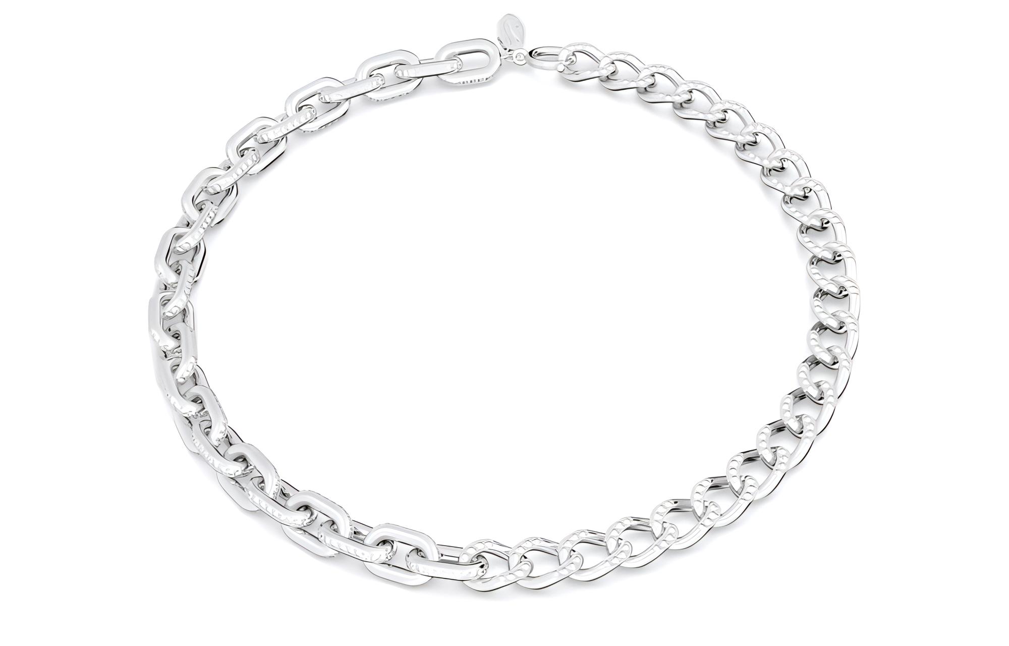 

Родированное ожерелье Dextera с искусственными кристаллами, женское Swarovski, серебро