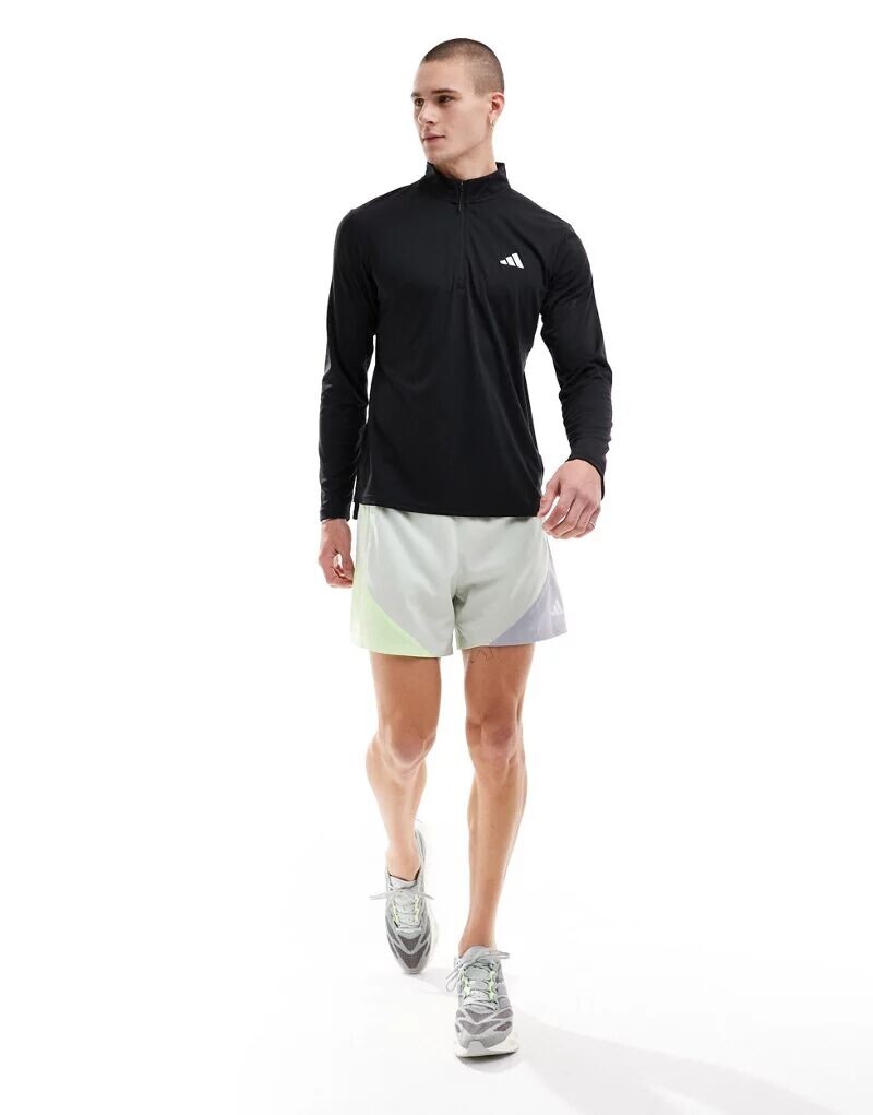 Черная футболка на молнии adidas Training Essentials adidas performance — фото 2