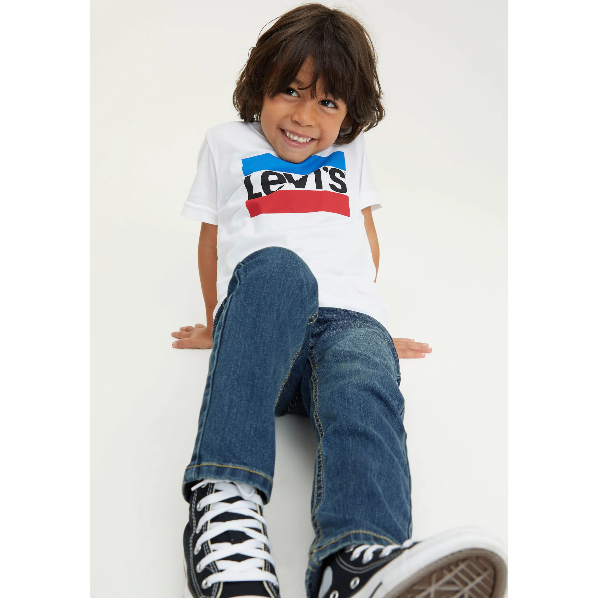 

Джинсы стрейч Levi's Kids "LVB 511 ECO SOFT PERFORMANCE J", для МАЛЬЧИКОВ, синий