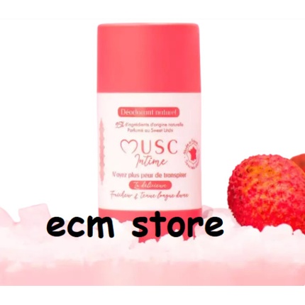 

Твердый дезодорант Intimate Musk с ароматом сладкого личи 50 г Musc Intime