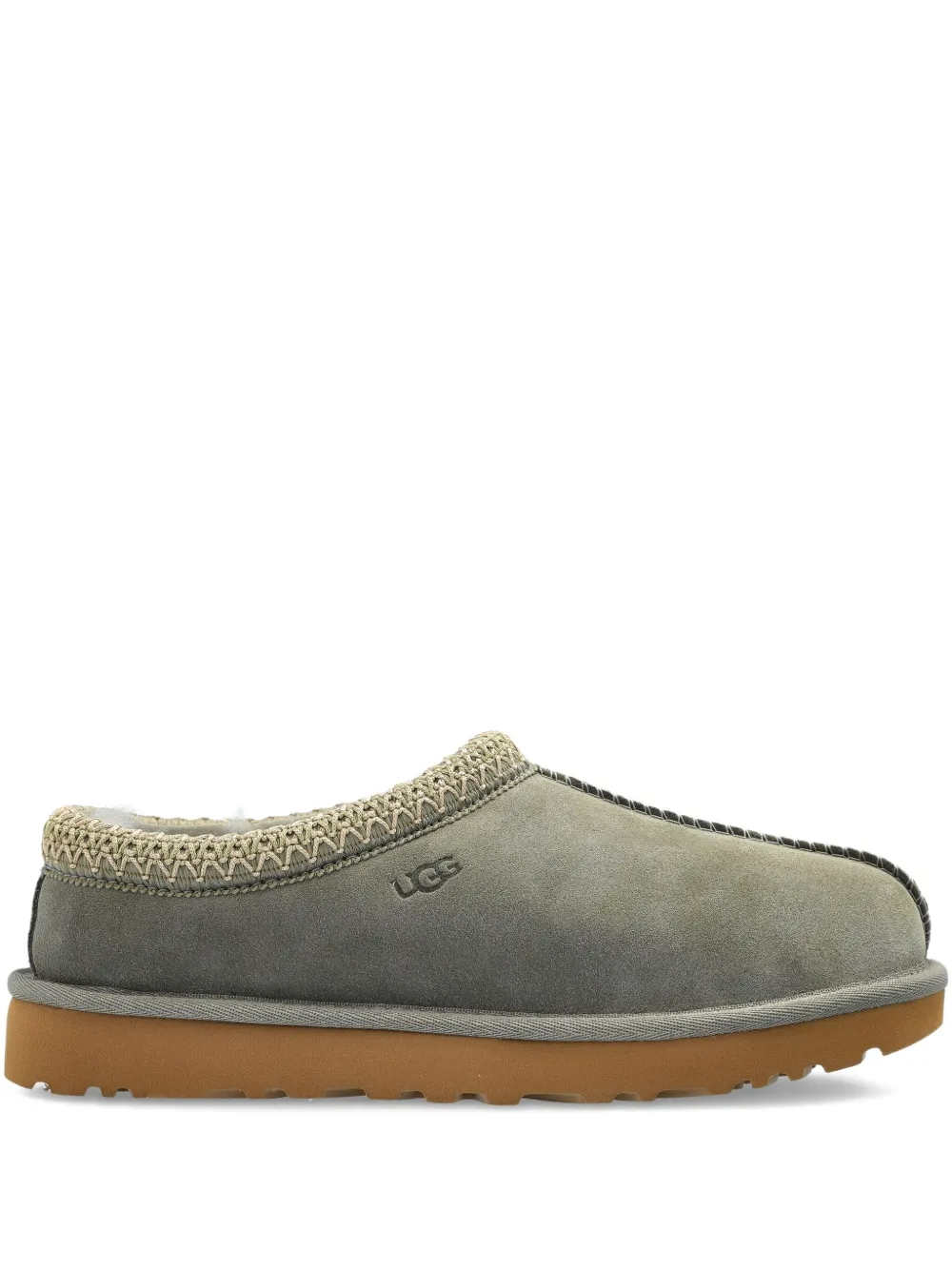 Сапоги UGG с плетеной отделкой, зеленый