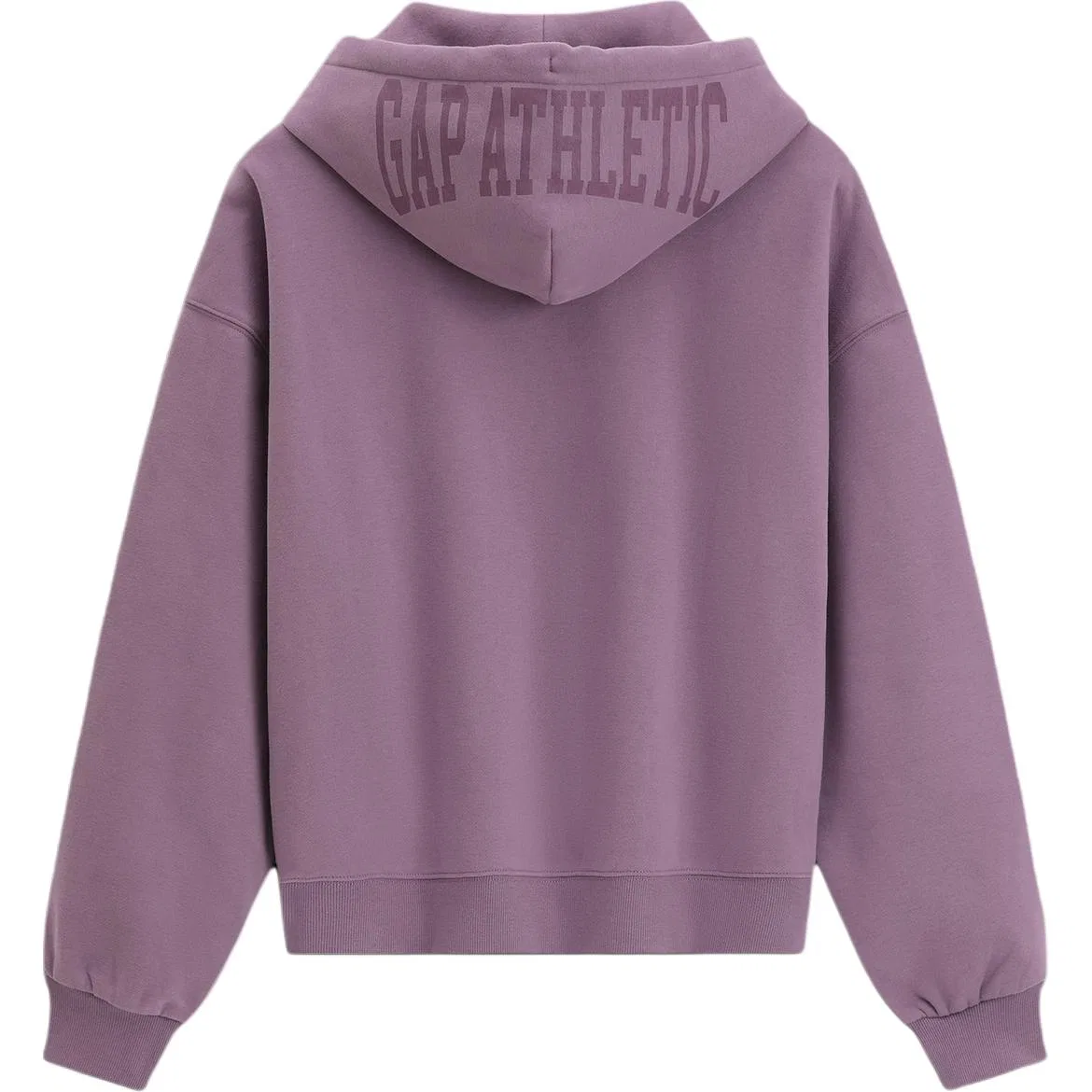 Толстовка женская Purple с капюшоном, средней посадки GAP — фото 3