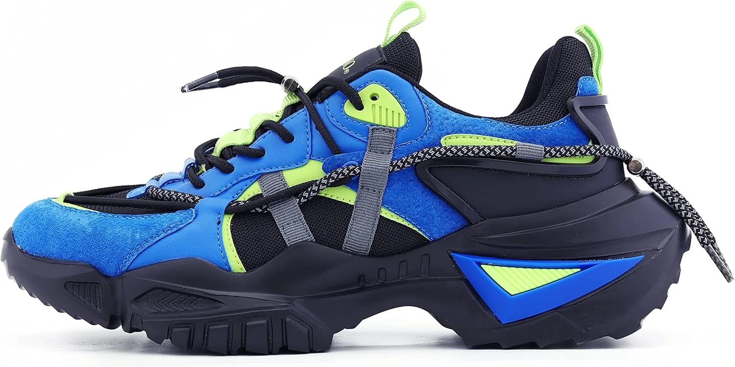 Мужские кроссовки Mazino Oasis Fashion Chunky Sneakers - спортивная повседневная обувь для мужчин, голубой — фото 3