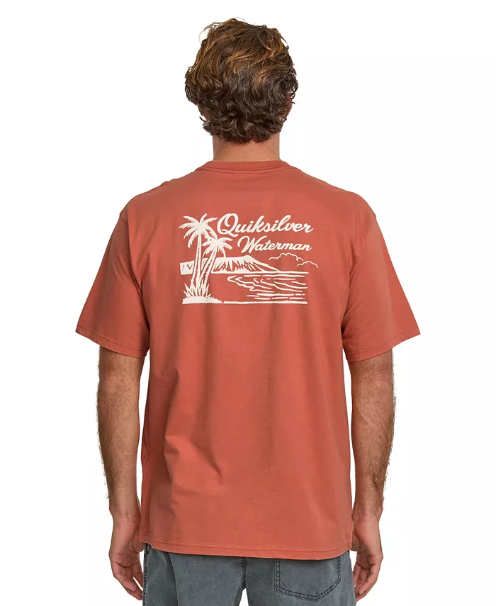 

Футболка Quiksilver Men's Island Man Screen Quiksilver Waterman, оранжевый
