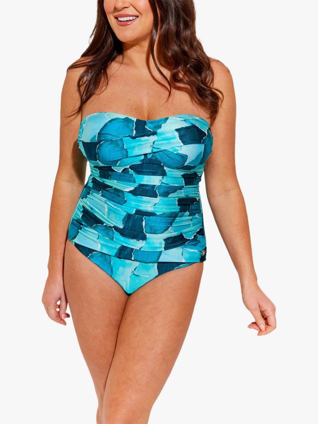 

Купальник бандо Maui Twist с перекрученным верхом Seaspray, Green