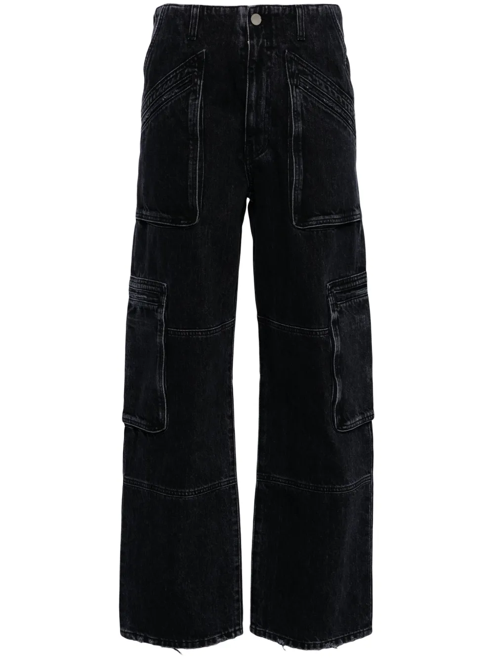 

Джинсы карго с выцветшим эффектом AMIRI, черный