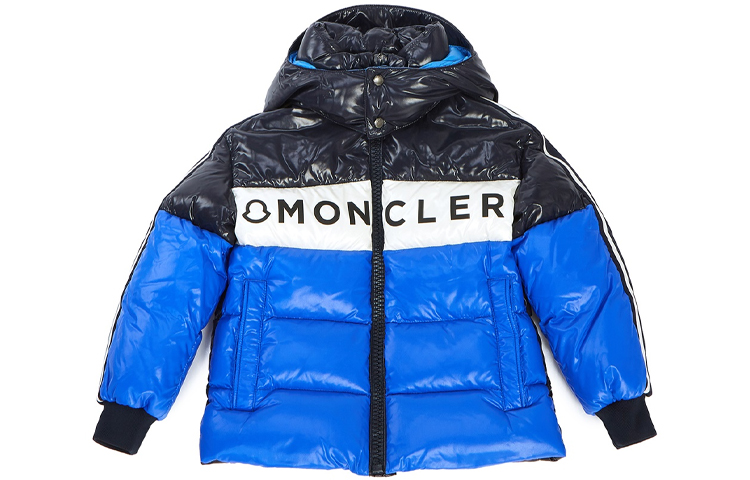 

Детская утепленная куртка Moncler, синяя
